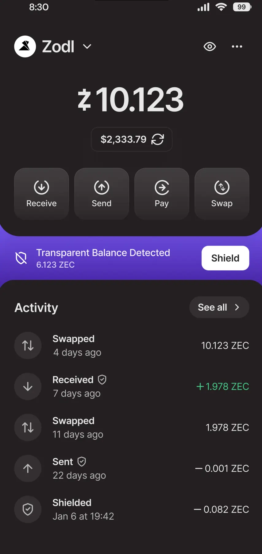 Zodl App