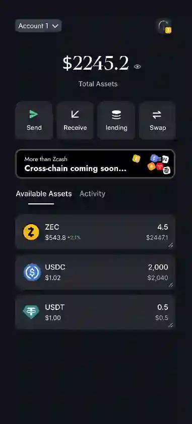 Noir Wallet App